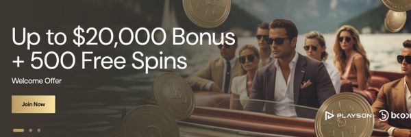 Lucky Ones Casino welcome bonus banner